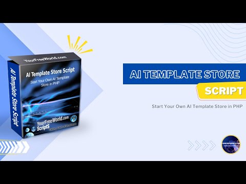 AI Template Store Script video demo