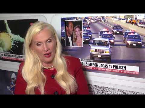 Hollywood-frun Gunilla Persson gripen i USA
