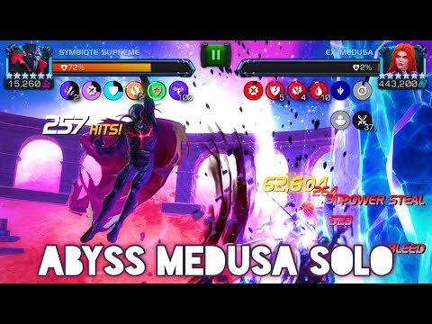 Rank 2 Symbiote Supreme Easily Solos Abyss Medusa - Marvel Contest of Champions