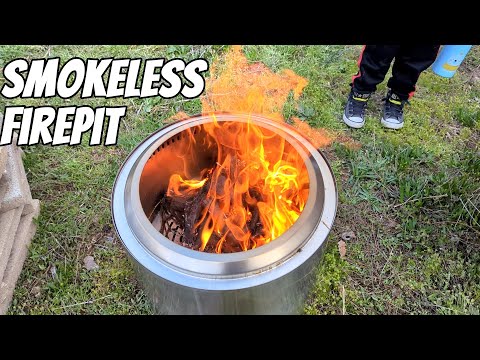 I am super impressed with this smokeless fire pit!