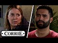 Abi Tries To Tell Imran The Results Of The Pregnancy Test Coronation Street