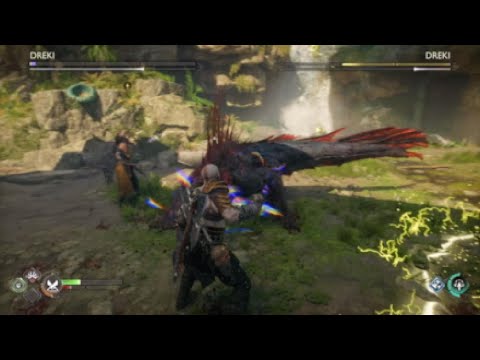 Kratos & Freya vs 2 Drekis - Epic Boss Battle | God of War Ragnarök PS5 Gameplay [4K]