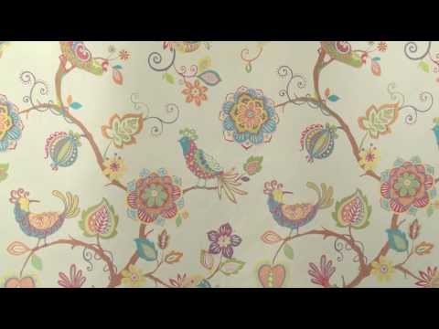 Video of P/Kaufmann How Tweet Tutti Frutti Fabric #104134 F