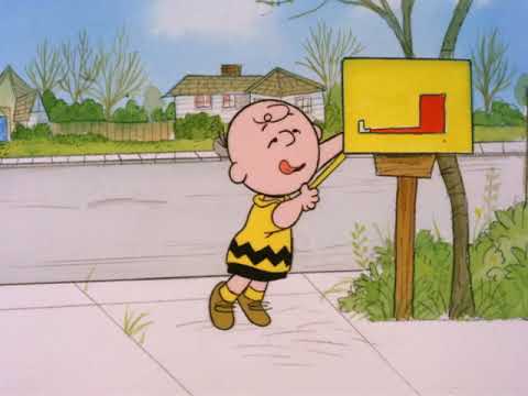 BE MY VALENTINE CHARLIE BROWN cold open with laugh track