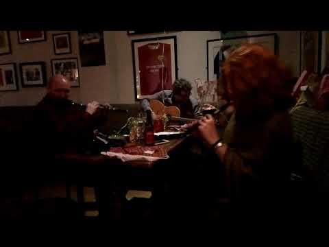 Grace Kelly, Michael McGoldrick, Paul Cowham  (& Hannah on table) After Grace's b'day session.