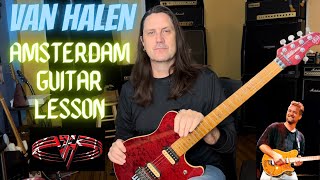 How To Play Amsterdam By Van Halen - Amsterdam Guitar Lesson