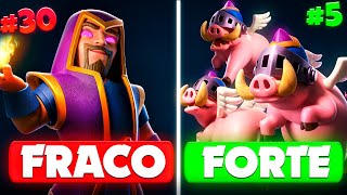 Ranqueando TODAS as 39 Evoluções da PIOR para MELHOR - Deck Guide by Allan Franzotti