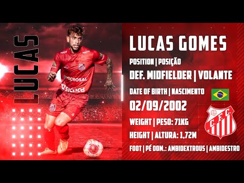 LUCAS GOMES ⚽ Defensive Midfielder | Meio-Campo ⚽ Highlights 2023