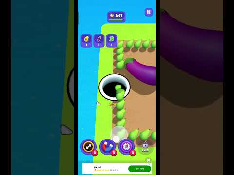 Hole and Fill: Collect Master! When a black hole Swallow Fruits