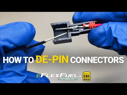 How To De-Pin Connectors | De-Pinning Male EV6 Injector Plugs | eFlexFuel Tech Tips