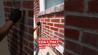 Exterior Brick Stain Color correction