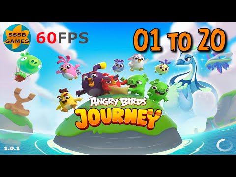 Angry Birds Journey: Chapter 1 - Level 1 To 20 , iOS Walkthrough