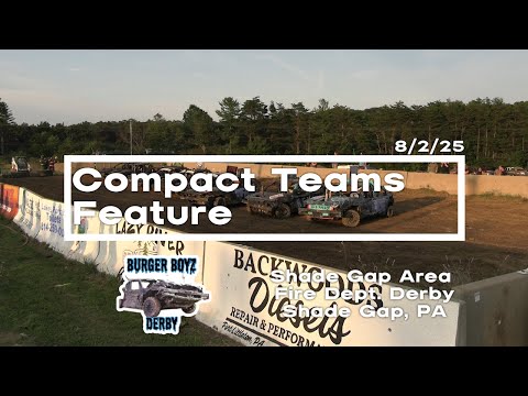 Compact Teams Feature - Shade Gap Fire Dept Demo Derby 2025