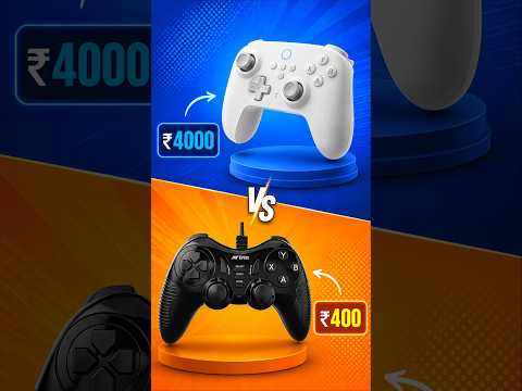 ₹400 Gaming Controller vs ₹4000 Gaming Controller! #shorts