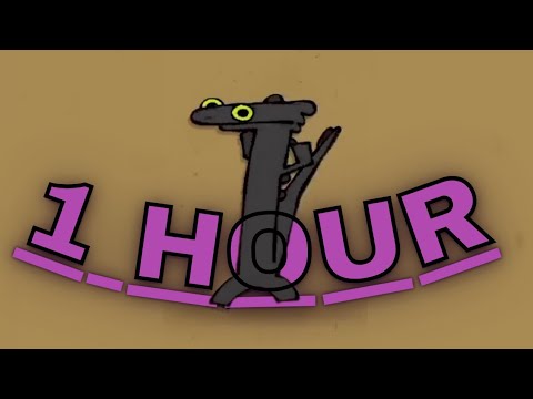 1 HOUR of Toothless Dancing to Driftveil City