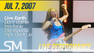 Shakira | 2007 | Don&#39;t Bother, Dia Especial, Inevitable, Hips Don&#39;t Lie Live at Live Earth