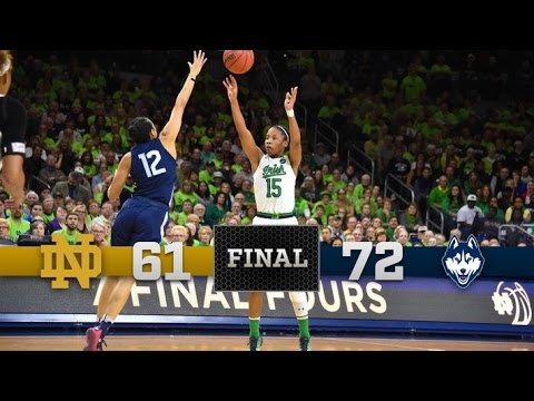Notre Dame Women's Basketball Highlights vs. UConn