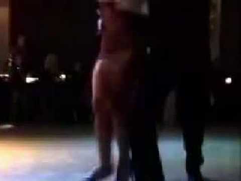 Adrian Veredice  and  Alejandra Hobert  are  dancing  to  a  nontraditional song  in  2007