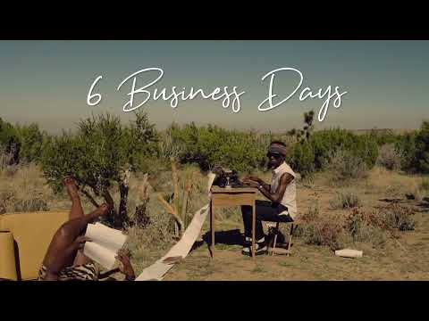 Blaqbonez (feat. Projexx) -  SIX BUSINESS DAYS [Lyric Video]