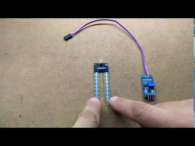 Vídeo relacionado con ARCELI 5 unids higrómetro de suelo detección de humedad sensor de agua módulo YL-69 sensor y módulo para Arduino