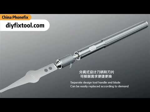 i2C Q5 Blade Knife Handle Kit CPU IC Pry Scraper Glue Removal