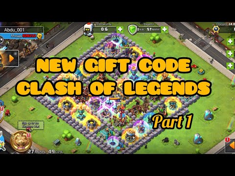 🎉New gift code Clash of Legends and Coz2🤫 #clashoflegends #coz2 #giftcode