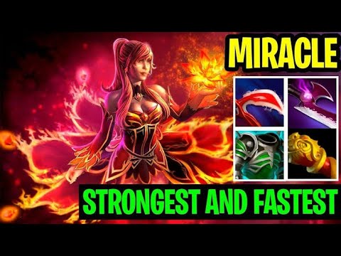 Dota 2 maratha warrior And Fastest Hit - Miracle- Lina Damage Build - Dota 2
