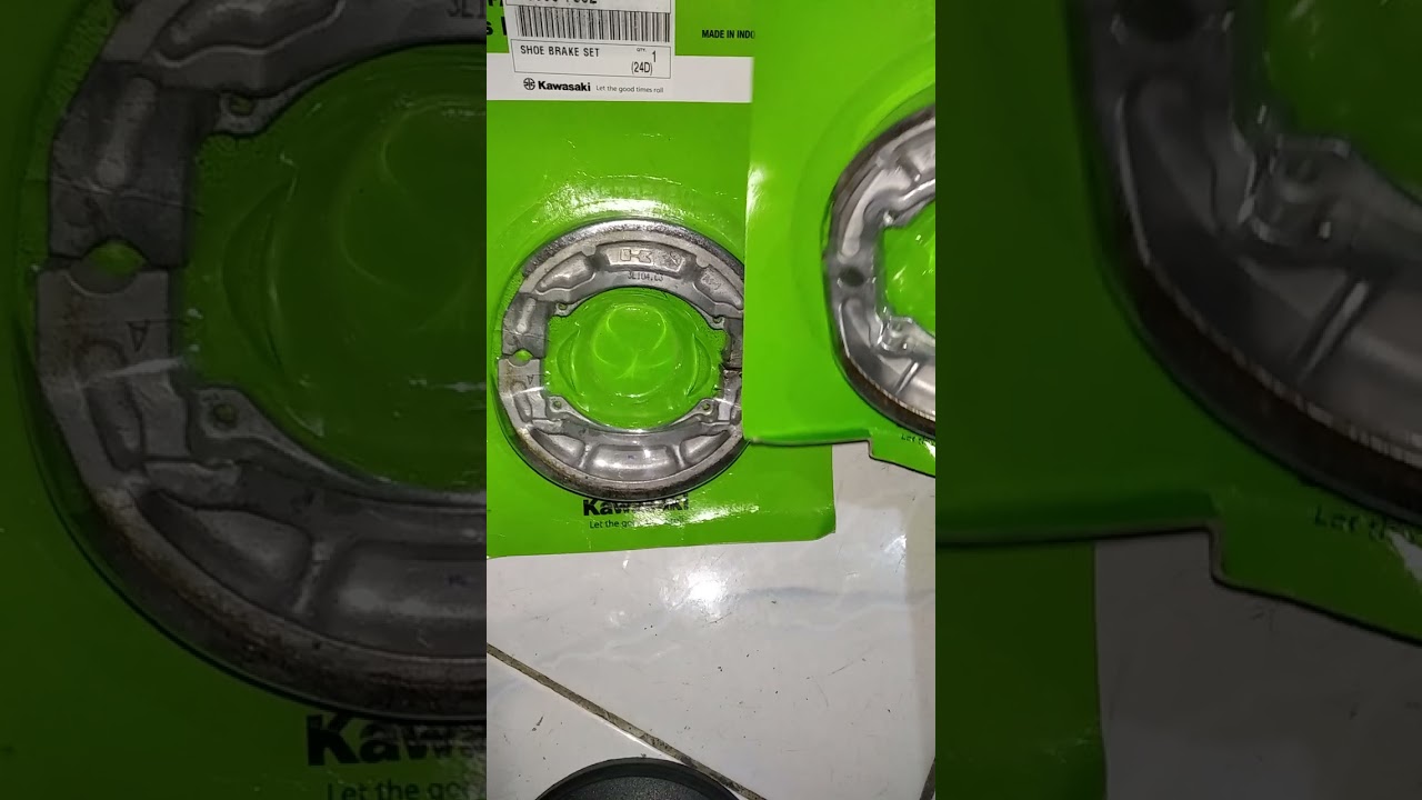 perbedaan lebar kampas rem belakang kawasaki kaze dengan kawasaki w175/blitz/zx130