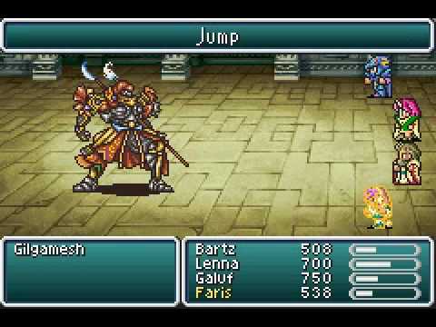 Final Fantasy V Advance Boss #17 - Clash at the Big Bridge