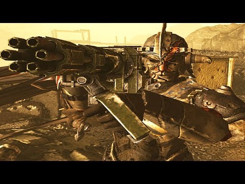 Fallout New Vegas: Lonesome Road - 'BEAST' Marked Men BOSS FIGHT (VERY HARD)