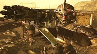 Fallout New Vegas: Lonesome Road - 'BEAST' Marked Men BOSS FIGHT (VERY HARD)