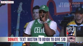Boston Strong - NKOTB &amp; Boyz II Men &quot;Step by Step&quot; &quot;One Sweet Day&quot; - LIVE