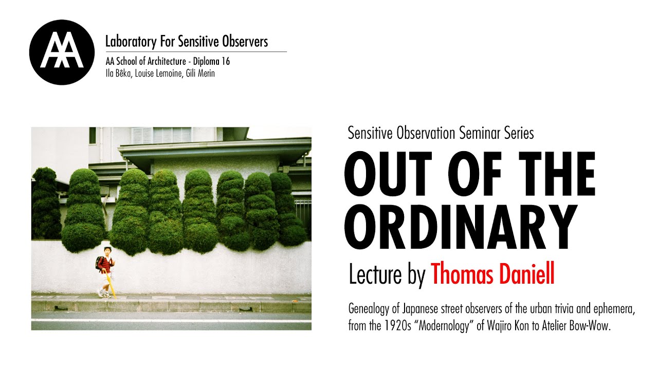 Lecture by Thomas Daniell - AA School London - Diploma 16 - Bêka, Lemoine, Merin