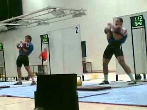 Ivan Denisov Long Cycle WR 116 reps in kettlebell long cycle