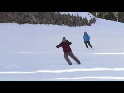 Carving with Tomsen snow skates