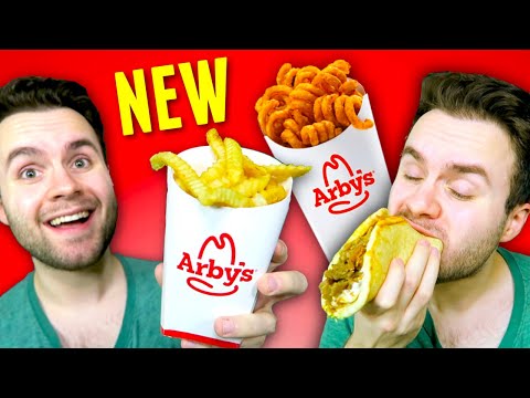Arby's has NEW FRIES! are they good? Spicy Greek Gyro...