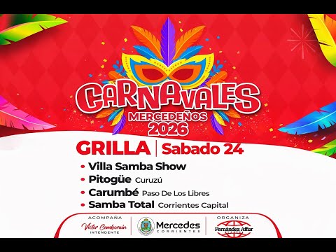 Carnavales Mercedeños 2026 | Primera Noche