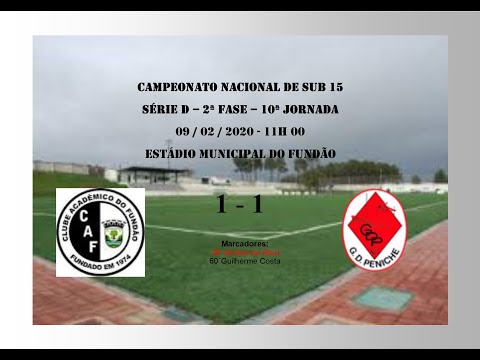 20200209 2ª Fase 10ª Jornada - CAF vs Peniche Golos