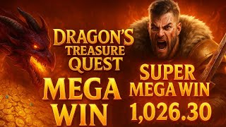 Dragon’s Treasure Quest | Super Mega Win 🔥 Epic Battle with Dragon & Warrior | Big Win Slots 2025