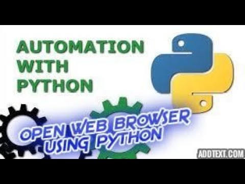 Open Google Chrome Using Python Automation With Python