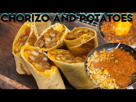 How to make Chorizo con papa | Breakfast chorizo | cómo hacer papa con chorizo | potato and chorizo