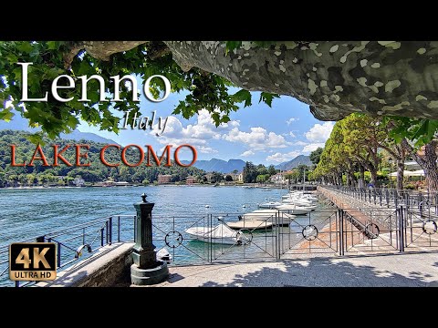 Lenno (Lake Como) - Italy Walking Tour