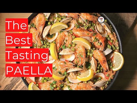 Spanish Seafood Paella / Paella De Marisco Recipe