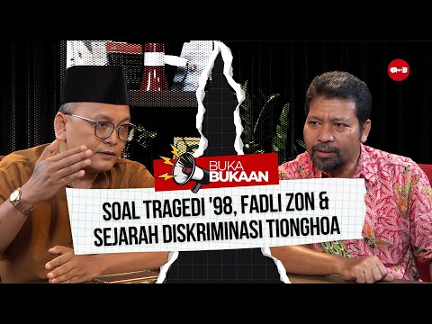 Azmi Abu Bakar Buka-bukaan Soal Tragedi '98, Fadli Zon & Sejarah Diskriminasi Tionghoa