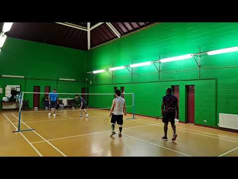 Badmiton 3.6.21: Viet & Raph v Vern & Saji 1