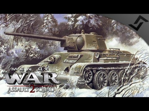 4v4 T-34-57s vs Tigers in 1942 - Robz Mod - Men of War: Assault Squad 2 Multiplayer Gameplay