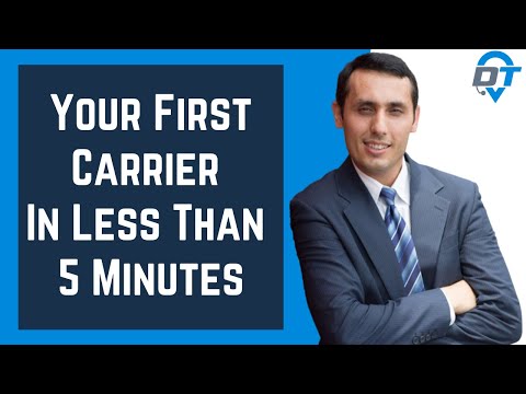 Part of a video titled How To Find Your First Carrier As A Dispatcher In Less Than 5 Minutes?