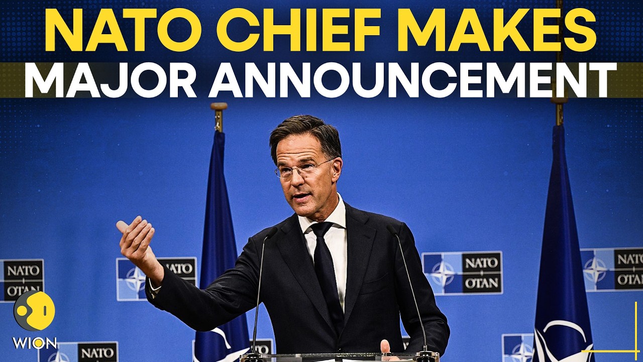 LIVE: Nato Secretary General Mark Rutte Speaks in Washington | Iran War | WION