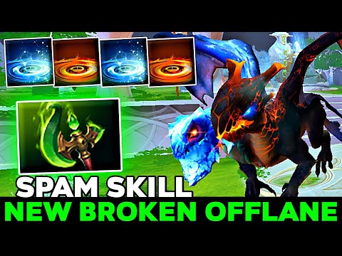 NEW BROKEN OFFLANE Jakiro Machine GUN Spam Skill Insane Hero - Dota 2 Pro Ranked Gameplay