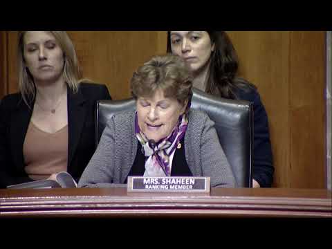 Ranking Member Shaheen Delivers Opening Remarks at Nominations Hearing for Key Positions